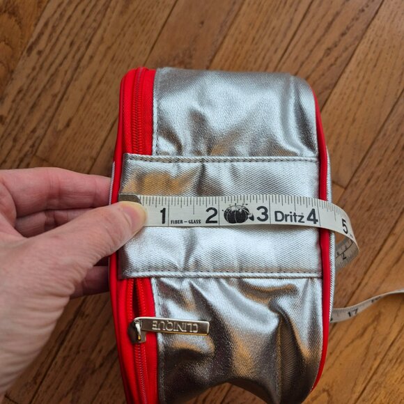 Clinique Candy Swirl Train Case Round Makeup Travel Case - Picture 11 of 11